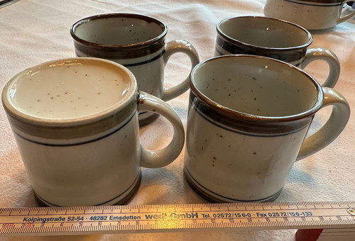 Steingut kaffe tassen - steingut, kaffe-tassen