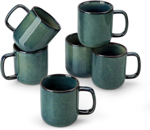 Steingut kaffeetassen set 6er - set,