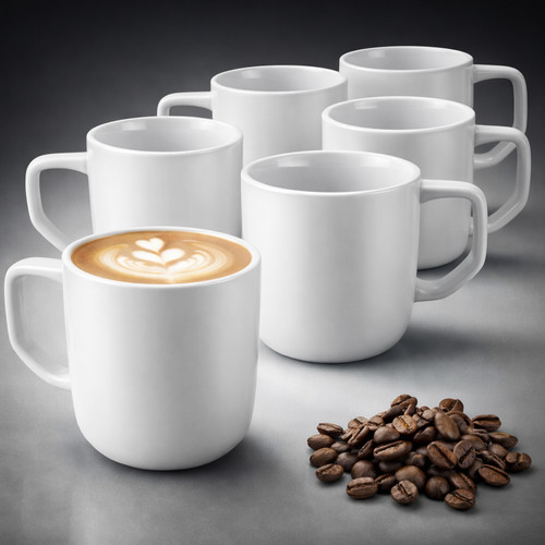 Kaffeetassen 6er set tassen - kaffeetassen,