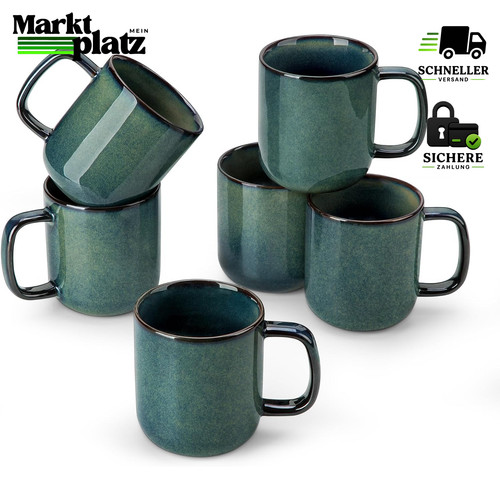 Kaffeetassen set 6er - 6er, steingut