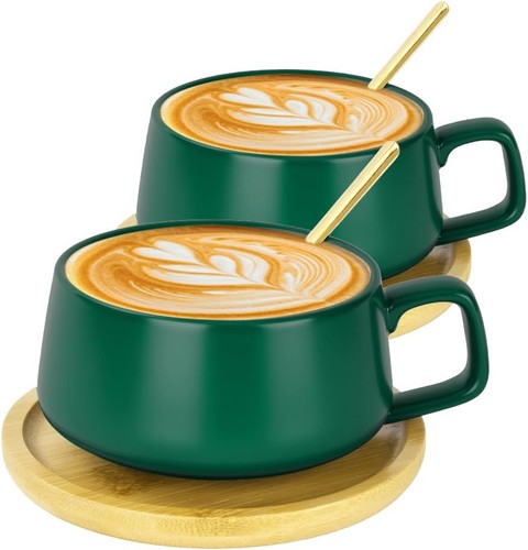 Cappuccino tassen set - 2, stück