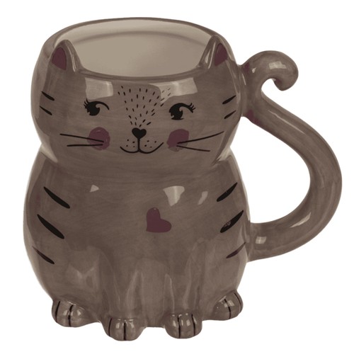 Tasse becher katze - tasse, braun