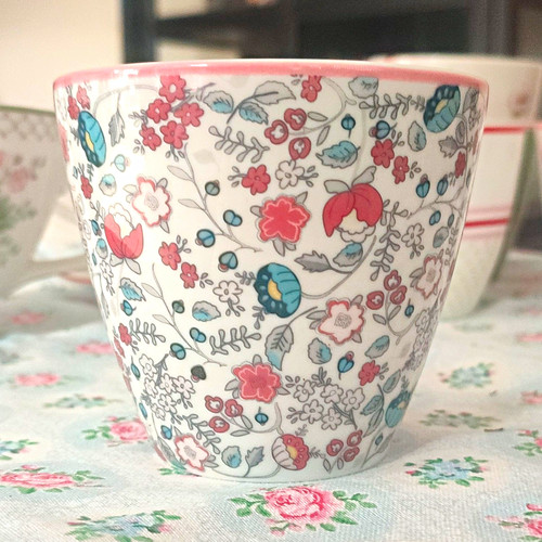 Greengate steingut latte cup - latte,