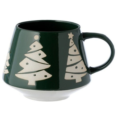 Weihnachtsbaum steingut tasse - weihnachtsbaum,