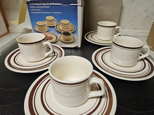 Kaffeeset gedeck steingut - 4, er