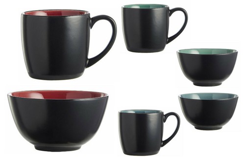Steingut kaffeetasse - 4x,